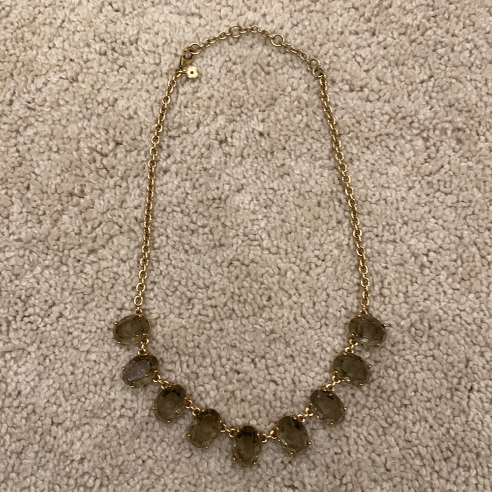 J Crew jeweled statement necklace
